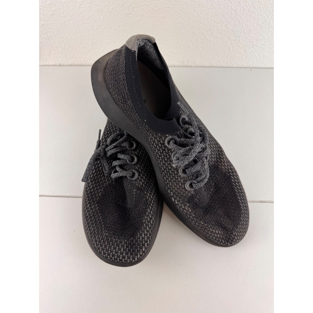 Allbirds Tree Dashers Black Knit Sneakers Size W10 M12.5‎ Athleisure Running